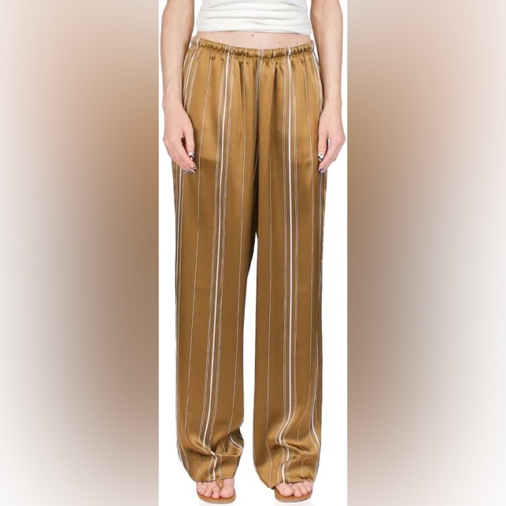 Vince Silk Stripe Pants